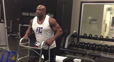 how did ronnie coleman break his back